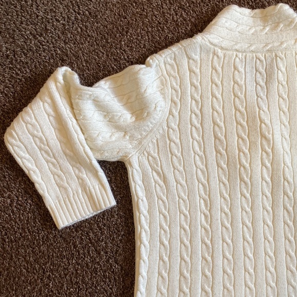 Josephine Chaus V-neck sweater comfy winter white size medium - Picture 3 of 8